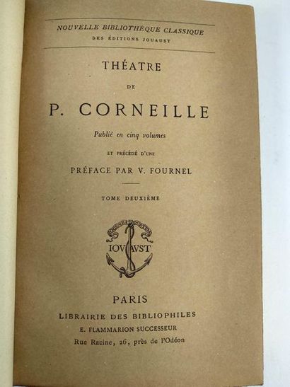null Corneille Pierre. Théâtre complet .(Lot de 5 volumes)
Paris Flammarion.sans...