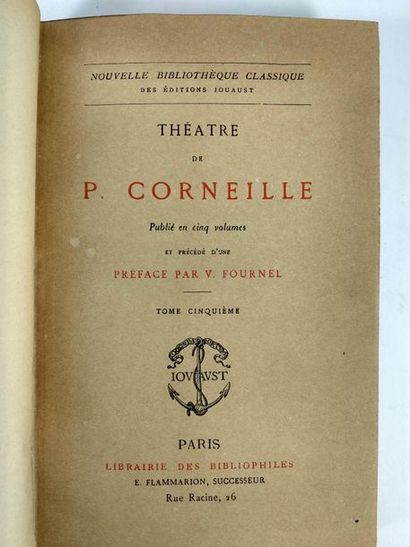 null Corneille Pierre. Théâtre complet .(Lot de 5 volumes)
Paris Flammarion.sans...