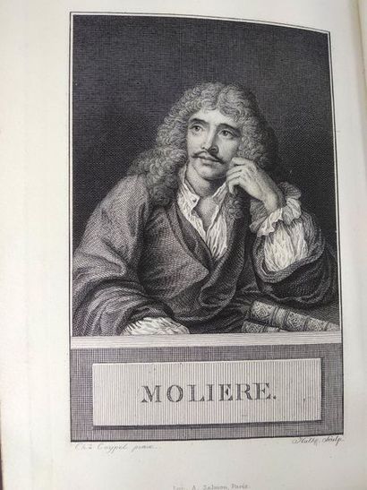 null Molière. Œuvres . (lot de 3 volumes )
Paris G. Charpentier. 1869.
In8 Demi reliure...