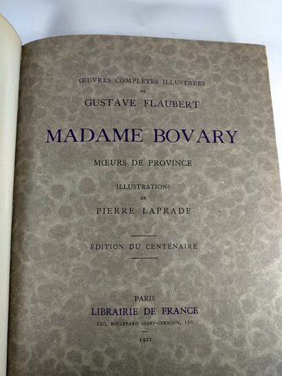null Flaubert Gustave.Madame Bovary.Bouvard et Pécuchet. (lot de 2 volumes du même...