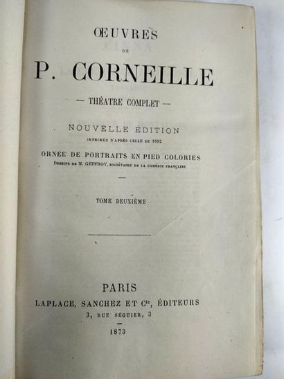 null Corneille Pierre. Théâtre complet .(Lot de 3 volumes)
Paris Laplace, Sanchez...
