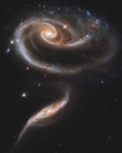 NASA Télescope HUBBLE, 2011
Cette photographie fantastique montre la paire de galaxies...