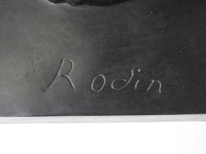 Auguste RODIN (1840-1917), d'après 
L'Age d'Airain Bronze à la cire perdue, portant...