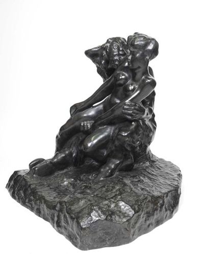 Auguste RODIN (1840-1917), d'après 
Le Minotaure base carrée
Bronze à la cire perdue,...