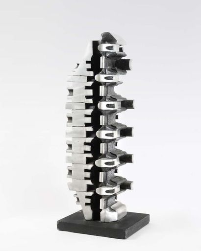 Thibaud (1910-2005) "Mecanica IV", 1970
Sculpture en aluminium
Pièce unique signée
61...