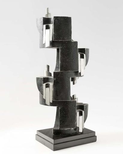 Thibaud (1910-2005) "La Tour", vers 1974
Sculpture en aluminium
Pièce unique
60 x...