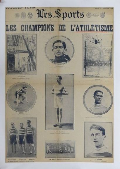null Supplément gratuit des «?Sports?», 1905


Les champions de l’athlétisme. Lundi...