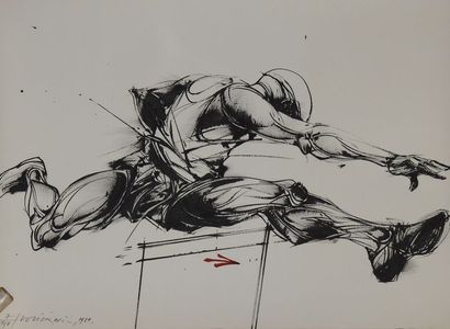 null Velichkovic 


Lithographie «?Le Hurdler?» 


n°7/150, 1984 


Superbe mouvement...