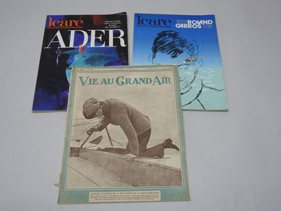 null Ader/Garros 


Trois revues historiques 


- Ader, numéro 68 d’ICARE, 1974,...