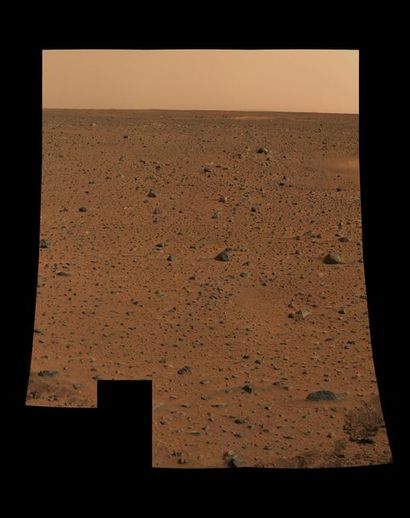 null Nasa. Vue de la surface de la planète MARS réalisée par le 1er rover d'exploration...