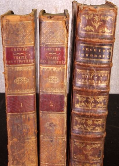 Jean, Baron Grenier (1753-1841): «Traité des hypothèques» 1824. 2ième édition. 2...