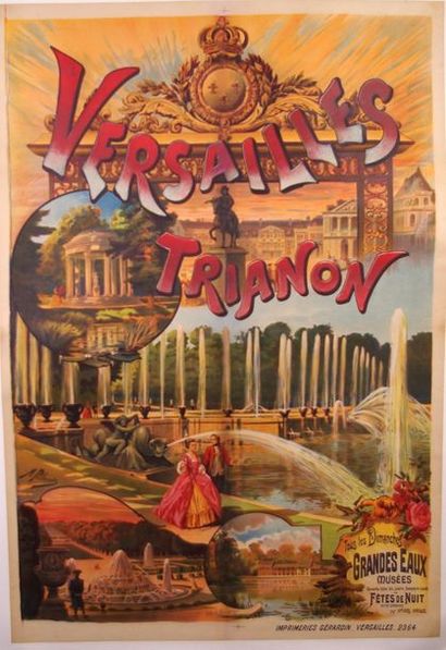 null Affiche entoilée «Versailles Trianon» illust par M.Pallandre imprimé
Gerardin....