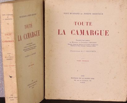 «La Camargue» en deux volumes. 1939 + «Marseille»...