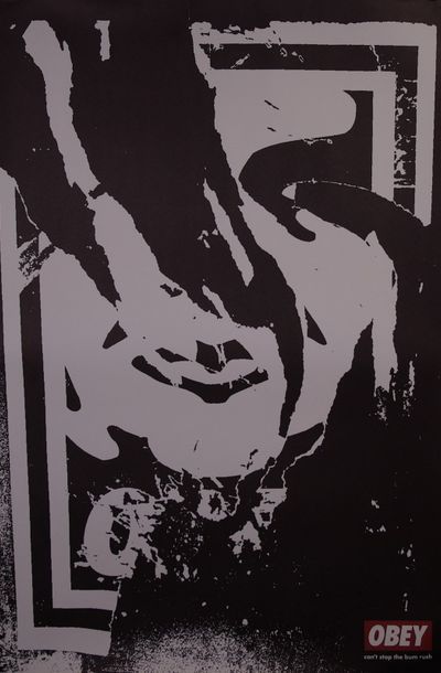 null Affiche Shepard Fairey dit Obey (né en 1970 USA). 60 x 90 cm.