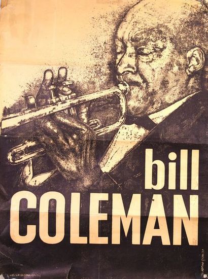 null Affiche «Bill Coloman» 60 x 80 cm Petites déchirures