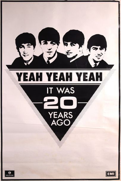 null «Yeah, yeah, yeah. It was 20 years ago» Trois affiches des beattles. 75 x 50...
