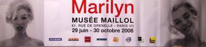 null Deux bandeaux «Marilyn» Musée Maillol. 2006. 130 x13 cm +
Grand modèle (70 en...