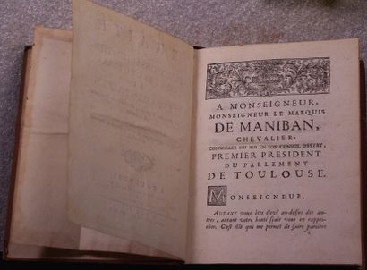 null Livres de droit: «Traité d'héritiers» 1753 + «Code Justinien» 1620 + «Code justinien»...