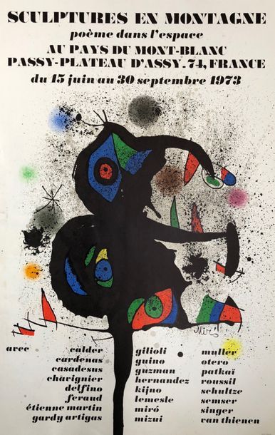 null Joan Miro


Affiche de l’exposition sculptures en montagne en 1973


85,5 x...