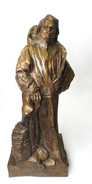 null Auguste Rodin (1840-1917), d'après
Balzac en Robe de Moine
Bronze à la cire...