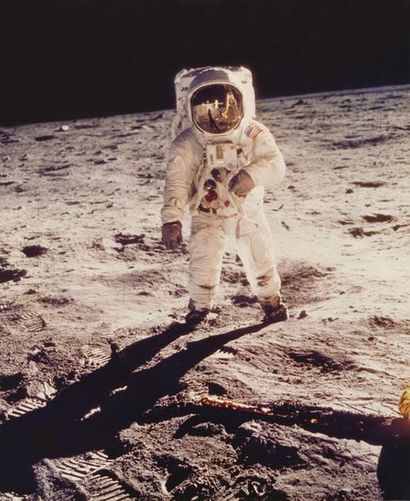 null Nasa. La photographie la plus importante de la mission Apollo 11 aussi dénommée...