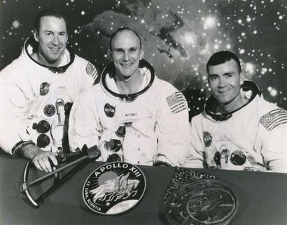 null Nasa. Mission Apollo 13. L'équipage héroïque de la mission Apollo 13 : James...