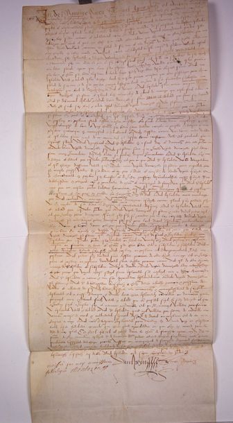 null PÉRIGORD. 24 Juin 1586. Testament de Jean DE CAIGNAC Ecuyer Seigneur de BEAUMONT...