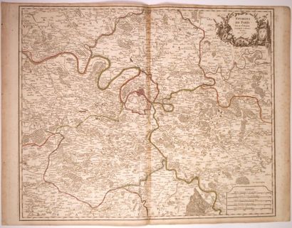 null Carte: «ENVIRONS DE PARIS par le Sr Robert Géographe Ordinaire du Roi, 1753.»...