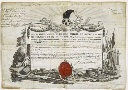 null MONTBAREY (Alexandre-Marie-Léonor de SAINT MAURIS, prince de) 1732 - 1796 ....