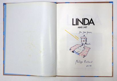 BERTRAND Philippe 
Jolie dédicace couleur dans l'album Linda aime l'art en édition...