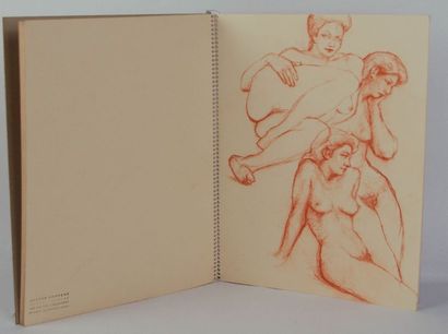 null Gaston Coppens (1909-2002) : Ensemble de 26 nus féminins. Crayon gras. Cachet...