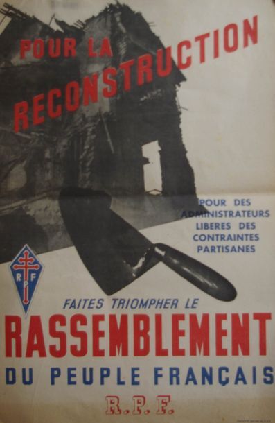 null « Pour la reconstruction, faites triompher le rassemblement du peuple français »...