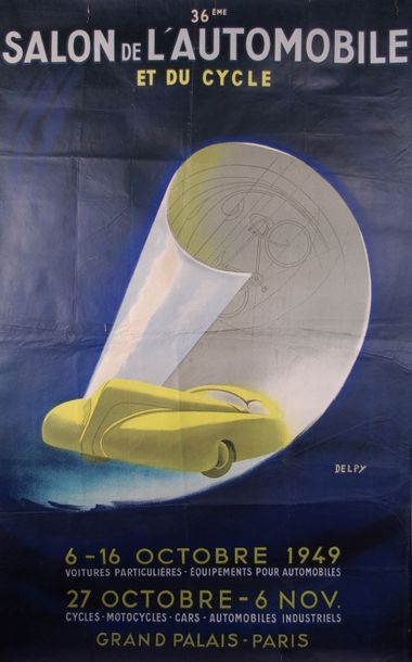 null Delpy : «36ième Salon de l’Automobile et du cycle. 1949 » Imp. Etab Delattre....
