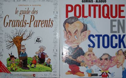 null Deux B.D : « Guide des grands parents » et « Politique en stock »