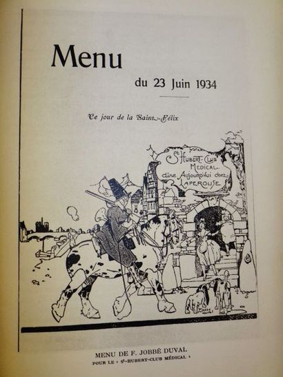 null CURNONSKY et ANDRIEU, Pierre. Les Fines Gueules de France Paris, Typographie...