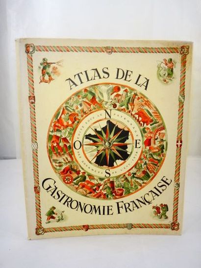null CURNONSKY, Maurice. Atlas de la Gastronomie française. Illustrations de Libis....