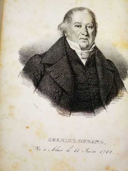 null DURAND, Charles. Le CUISINIER DURAND. Nîmes, chez l'auteur, 1837. In-8, demi...