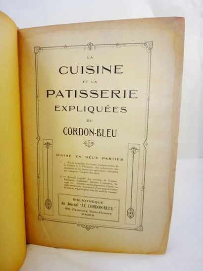 null BARTHELEMY. La cuisine et la patisserie pratiques du Cordon-Bleu. Paris, Bibliothèque...