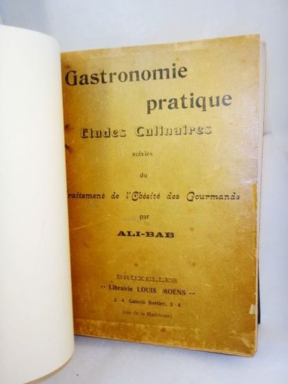 null ALI-BAB Gastronomie Pratique, Etudes Culinaires, suivies du traitement de l'obésité...