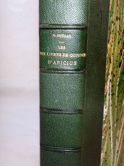 null GUEGAN, Bertrand. Les Dix Livres d'Apicius. Paris, Bonnel, 1933. In-8, relié...