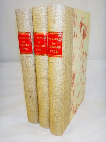 null GUEGAN, Bertrand. Almanach de Cocagne 1920-1921-1922. Paris, Editions la Sirène,...