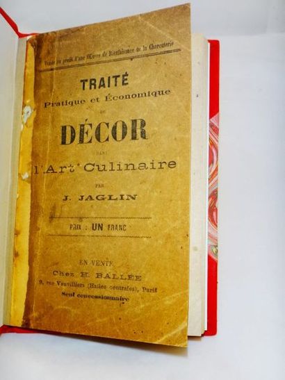 null JAGLIN, Jules. Traité Pratique et Economique du décor dans l'Art culinaire....
