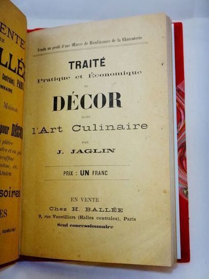 null JAGLIN, Jules. Traité Pratique et Economique du décor dans l'Art culinaire....
