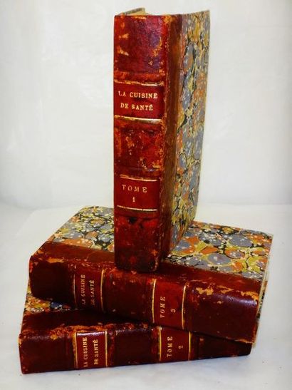 null LECOINTE, Jourdan. La cuisine de Santé Paris, Briand, 1790. 3 volumes in-8,...