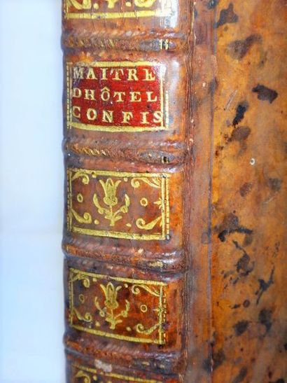 null MENON. La Science du Maître d'Hôtel Confiseur. Paris, Le Clerc, 1776. In-12,...
