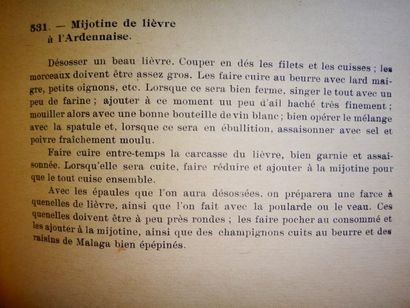 null MONTANGERAND, Joanny. La Cuisine Mondiale. Bruxelles, Dewit, 1919. In-4 de XVI...