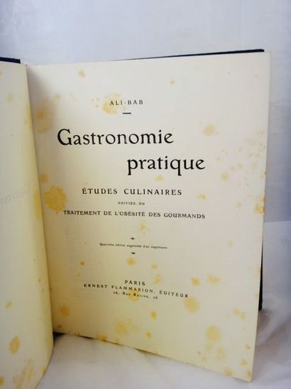 null ALI-BAB Gastronomie Pratique, Etudes Culinaires, suivies du traitement de l'obésité...