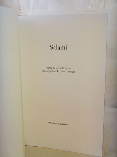 null OBERLE, Gérard. Salami. Texte de Gérard Oberlé. Photographies de Hans GISSINGER....