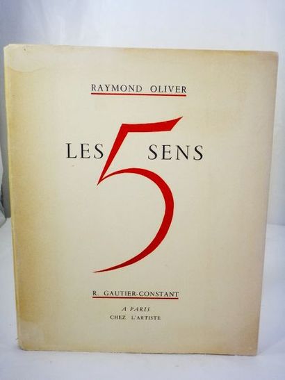 null OLIVIER, Raymond. les 5 sens. Gautier-Constant, à Paris, chez l'Artiste, 1959....