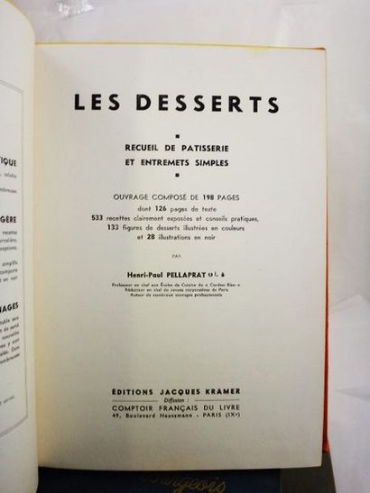 null PELLAPRAT, Henri-Paul. La cuissne végétarienne. Paris, Kramer, 1938-1951. 5...